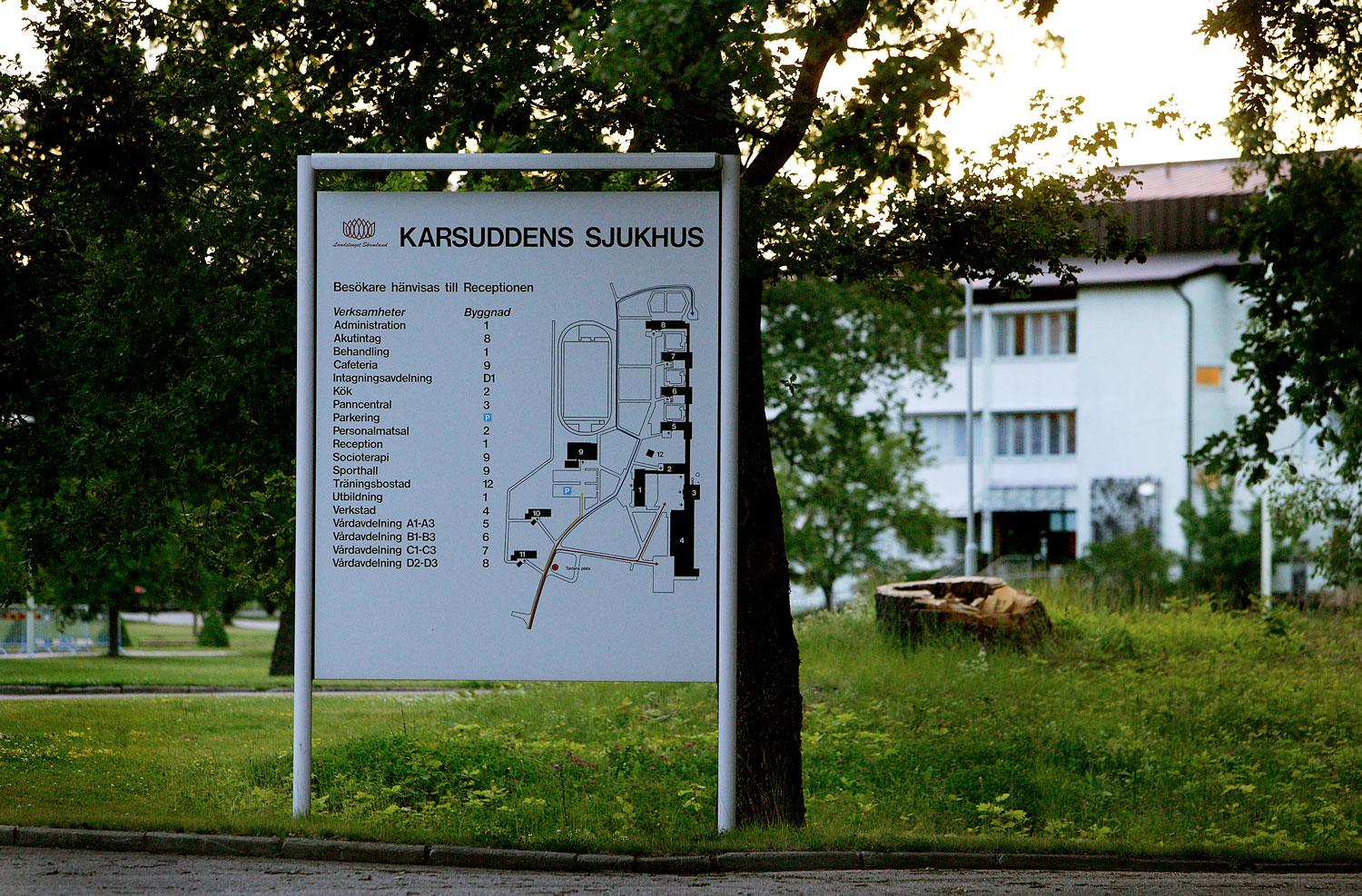 Karsuddens sjukhus.
