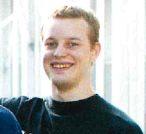 Daniel Nyqvist, sista året på gymnasiet. 