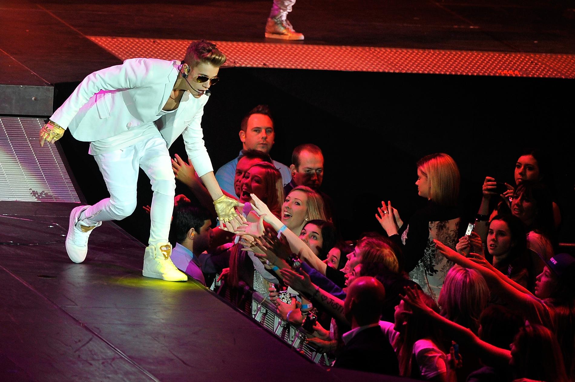 Justin Bieber i O2 Arena.
