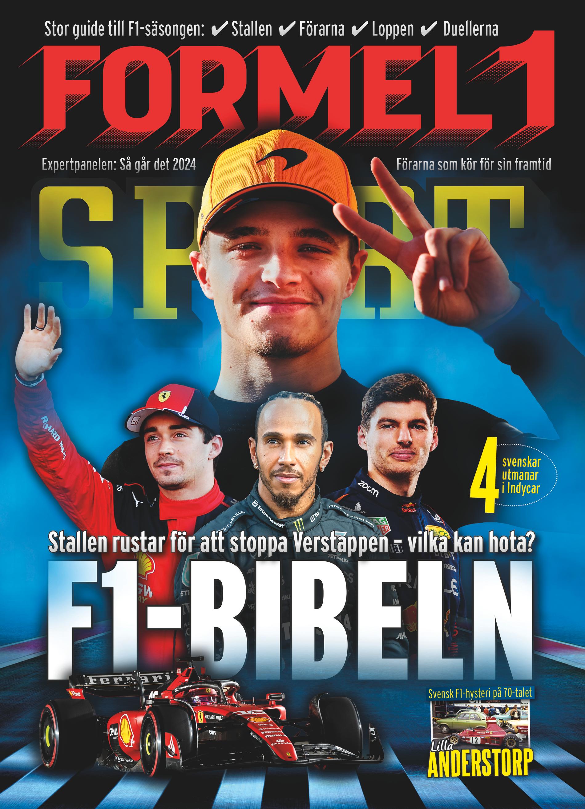 Sportbladets F1-bibel 2024.