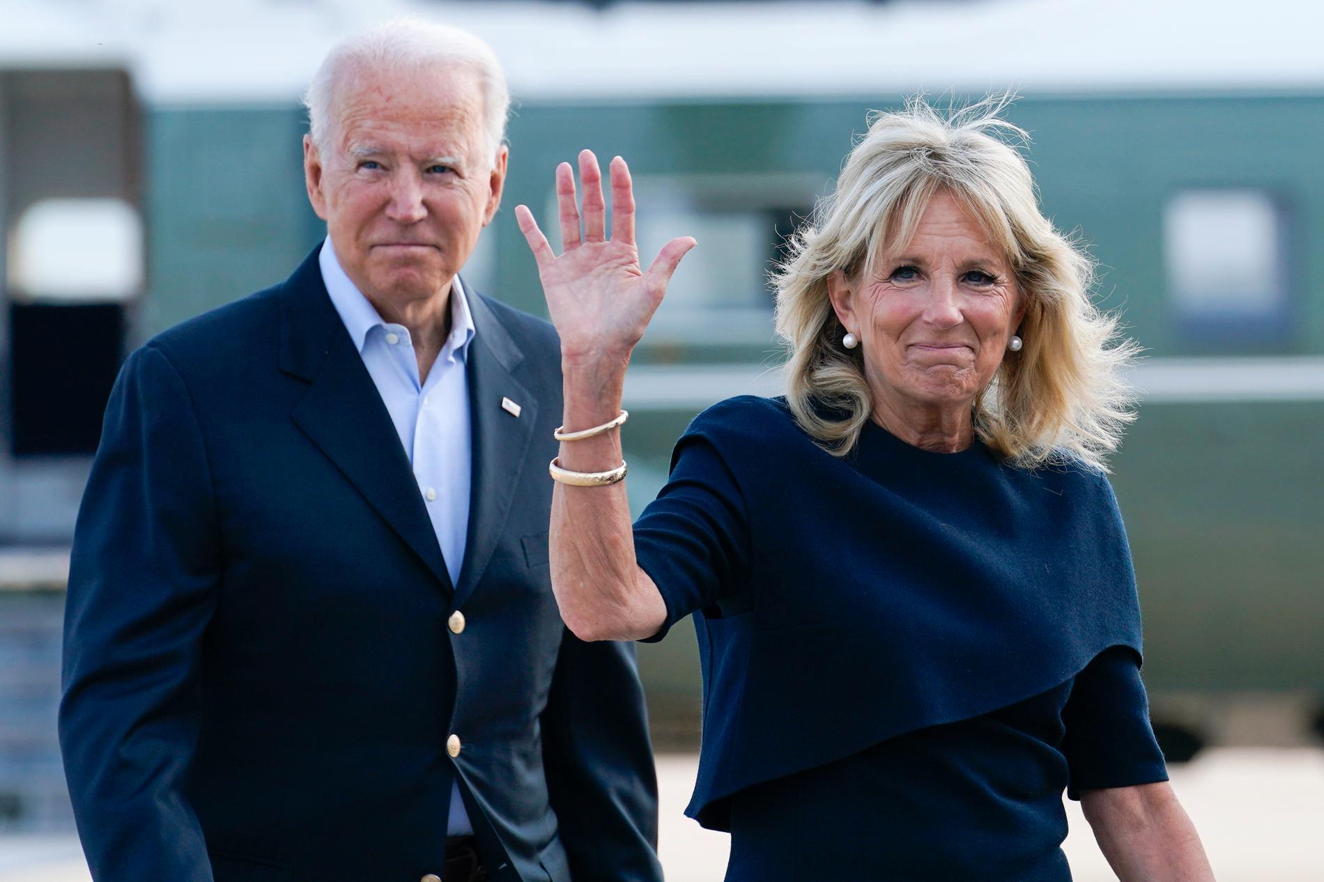 ...likaså Joe Biden och hans fru Jill. 