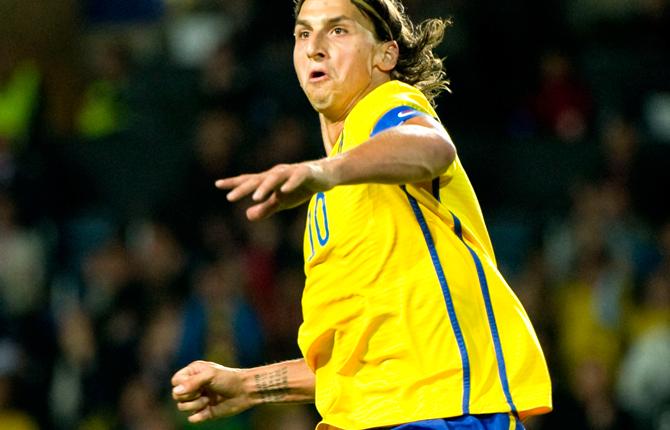 Zlatan Ibrahimovic glänste rejält i sin återkomst i Malmö 7 september. Sverige krossade San Marino med 6–0 i EM-kvalet, och Ibrahimovic svarade för två fullträffar.