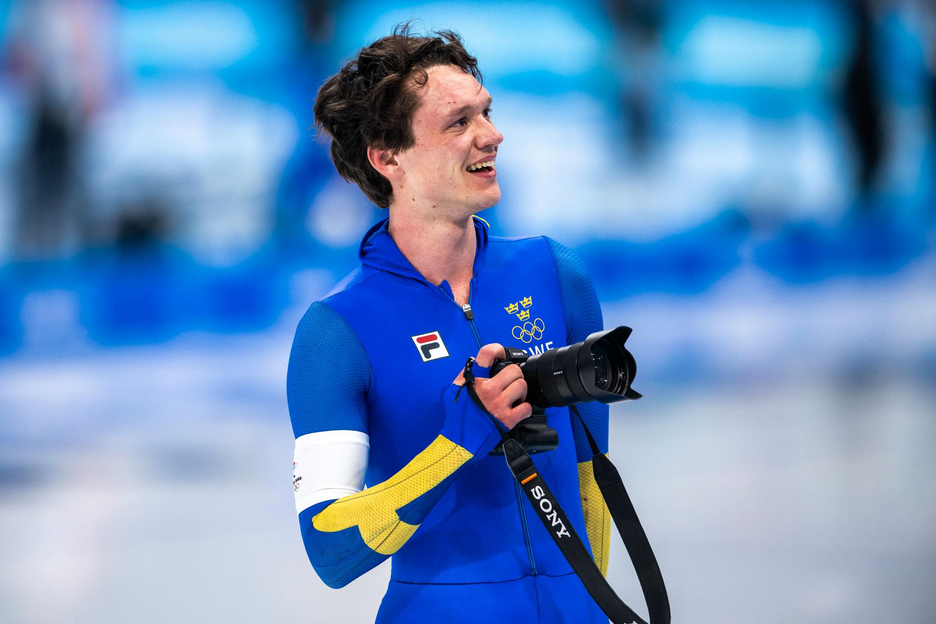 Nils van der Poel under OS i Peking 2022.
