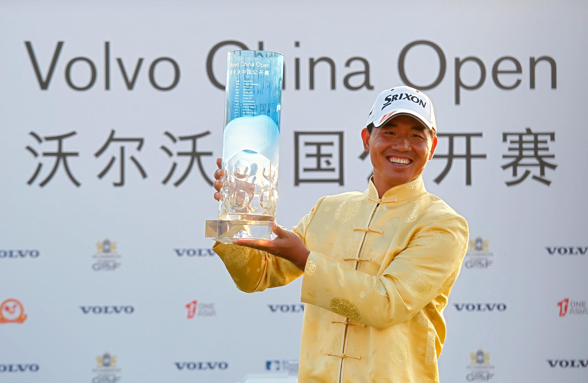 Kinesen Wu Ashun vann Volvo Open 2015. Arkivbild.