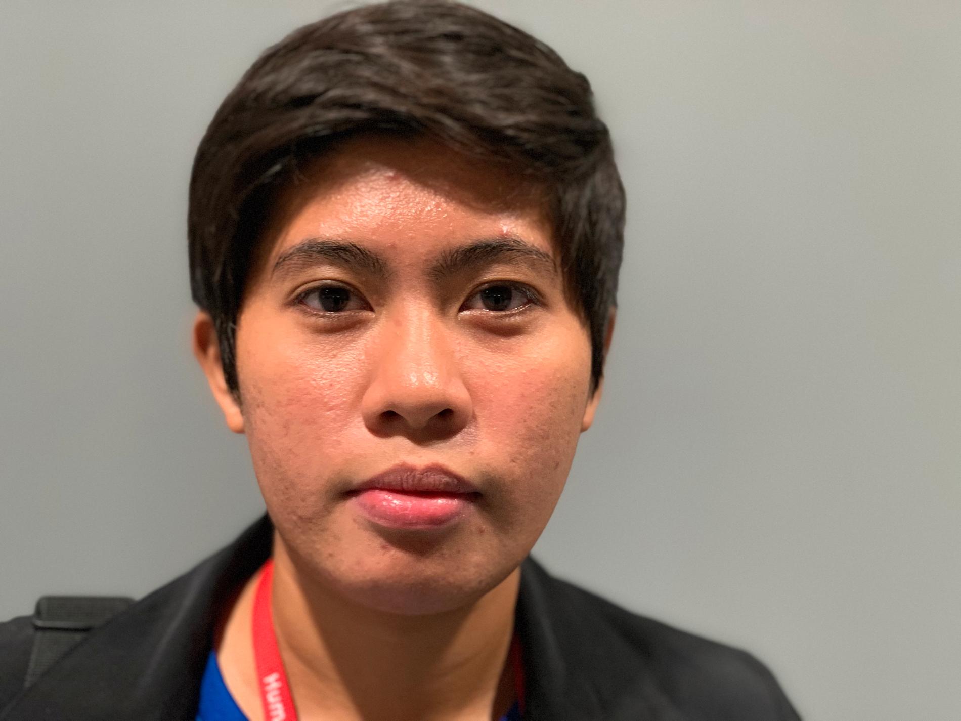 Kisha Muaña, klimataktivist från Filippinerna.