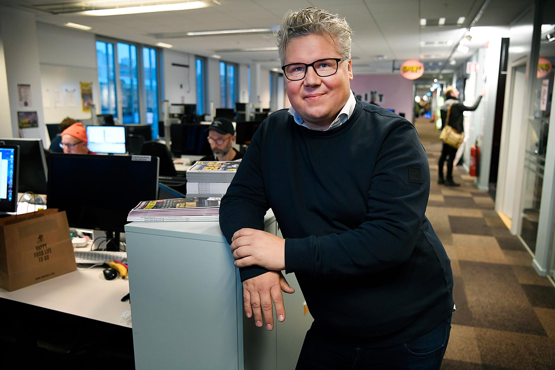 Patric Hamsch, Aftonbladets nya ställföreträdande ansvarige utgivare.