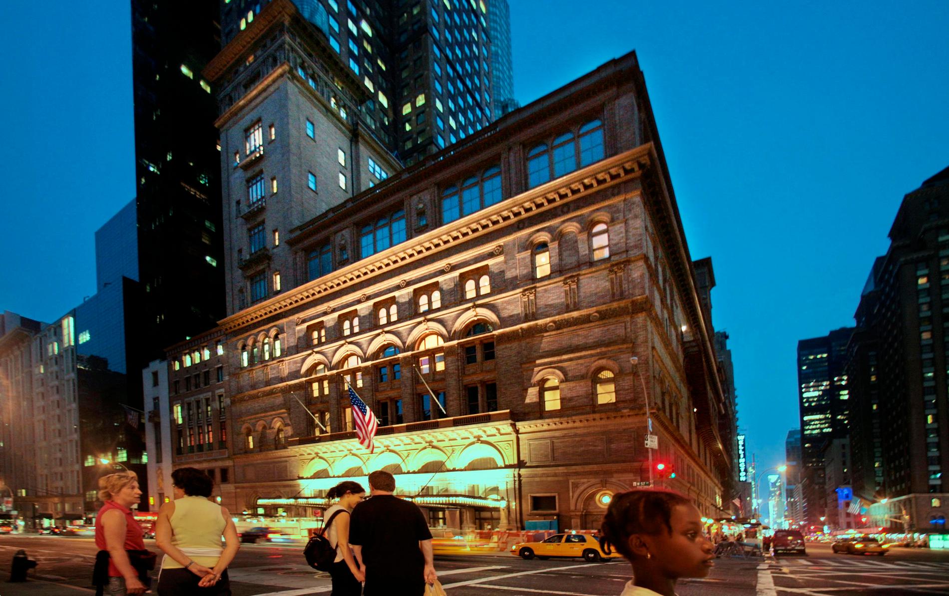 Carnegie Hall håller stängt till följd av pandemin. Arkivbild.
