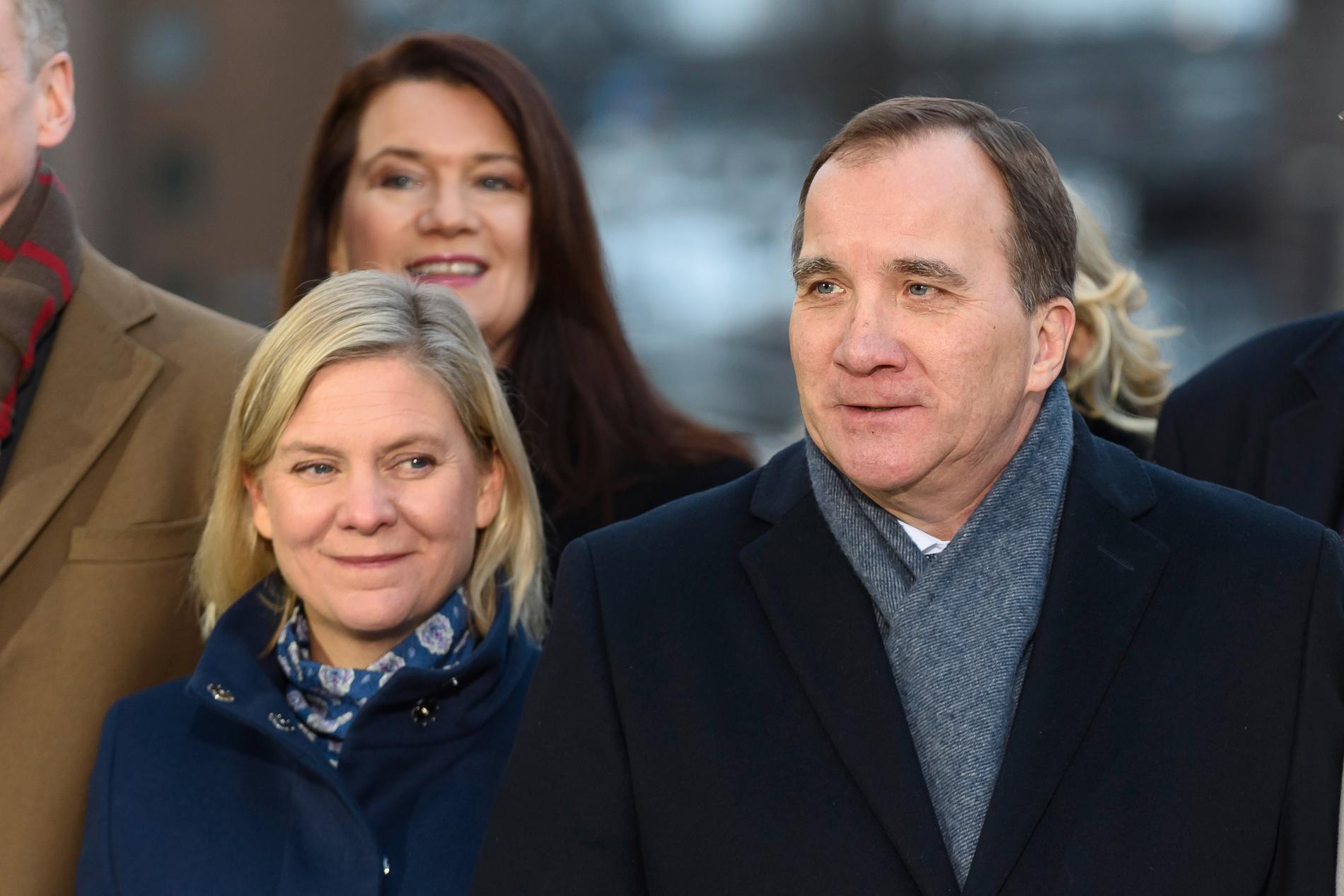 Magdalena Andersson har tagit över statsministerposten från Stefan Löfven. Nu ska hon tillträda med en ny regering. Arkivbild från 2019