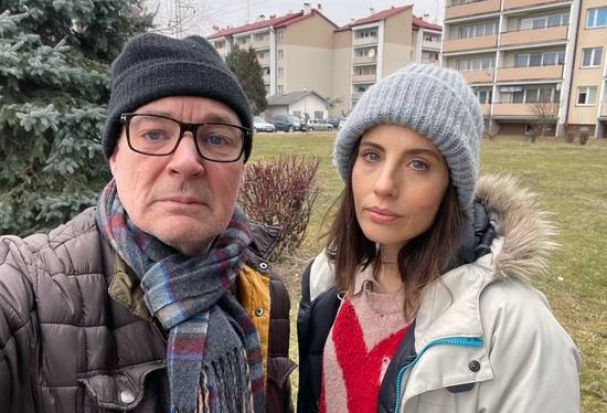 Aftonbladets fotograf Krister Hansson och reporter Natalia Kazmierska rapporterade från gränsstaden Przemsysl i Polen i förra veckan.