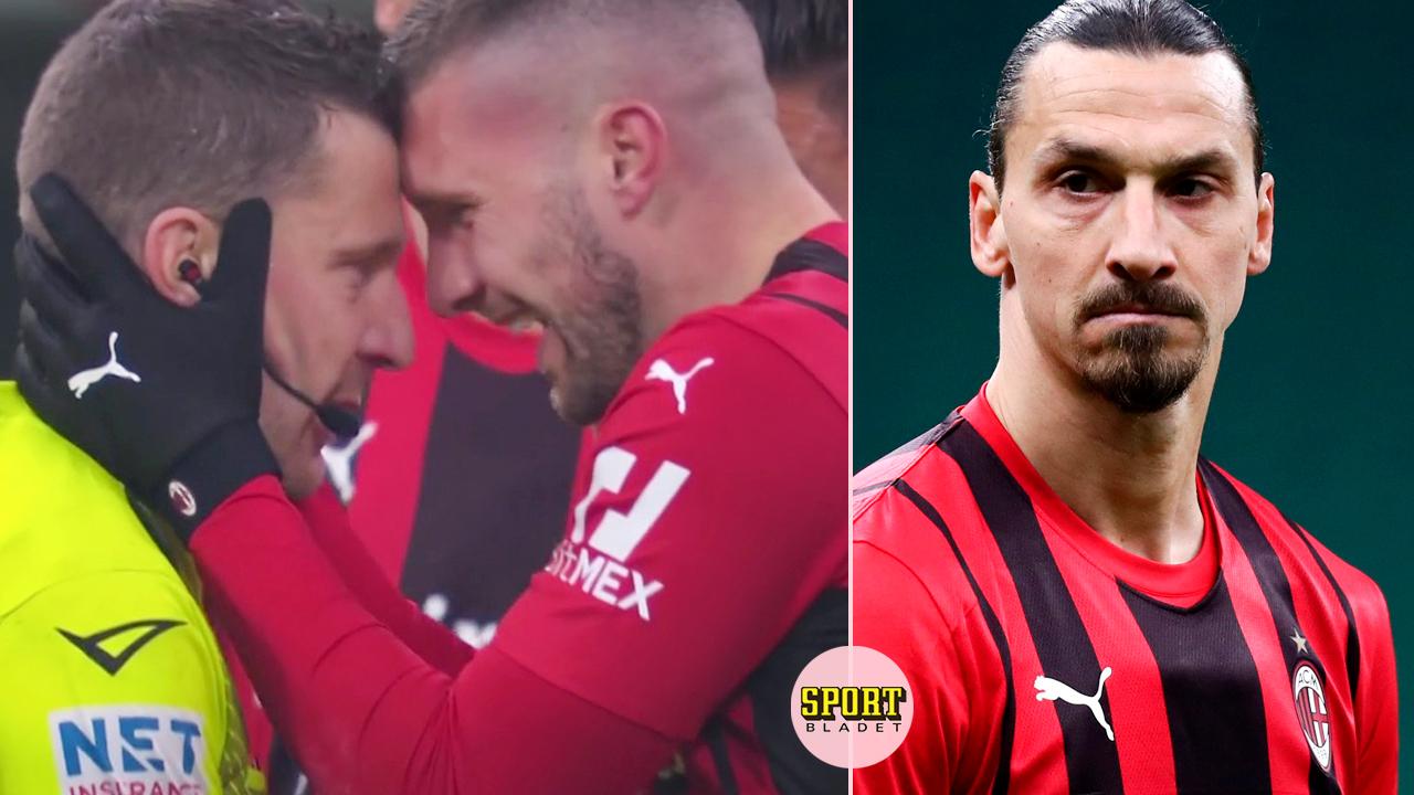 Zlatan fick trösta domaren efter tabben som kostade Milan segern