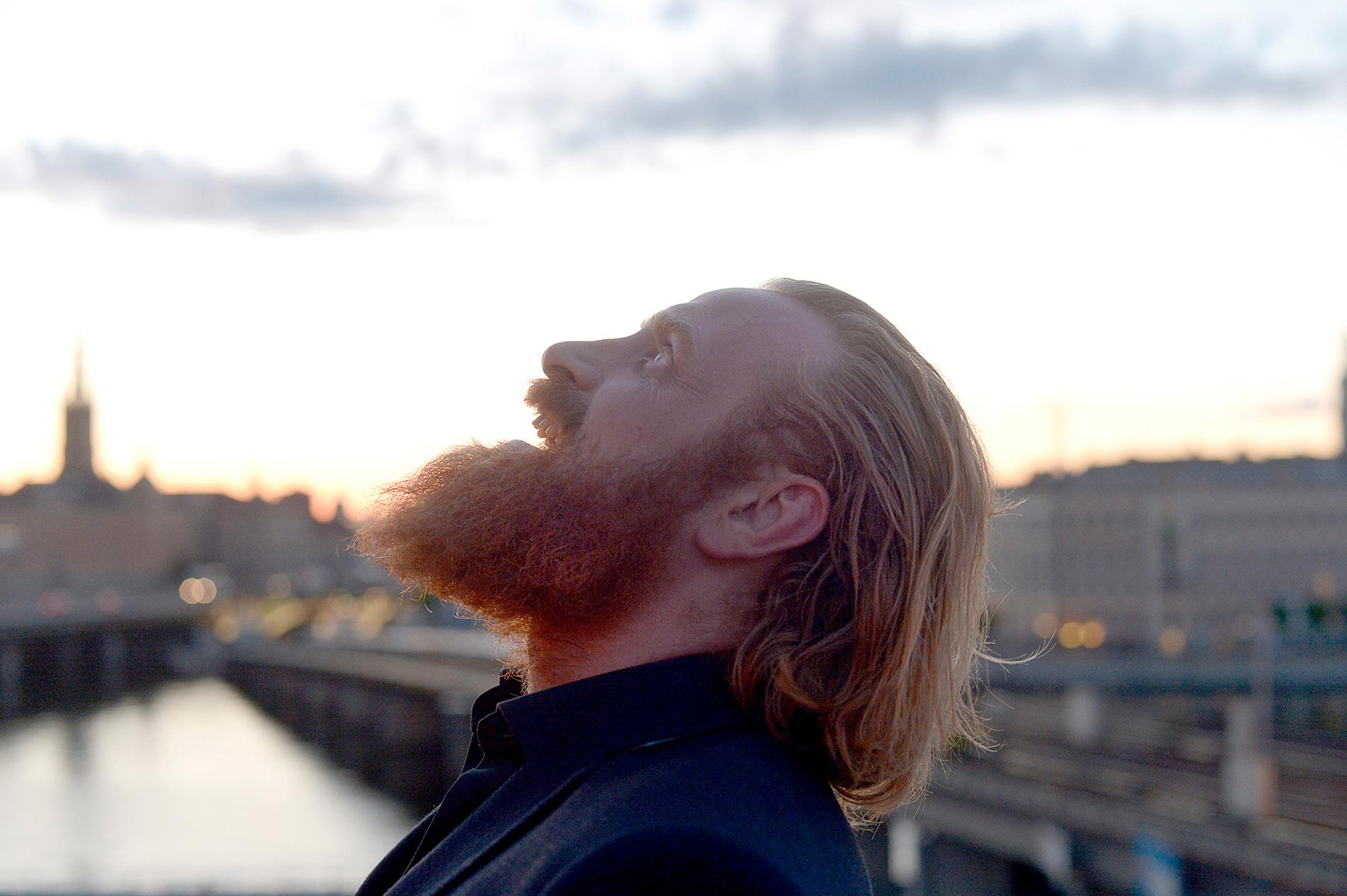 Kristofer Hivju, under en av sina sista arbetsdagar med ”Beck” i Stockholm.
