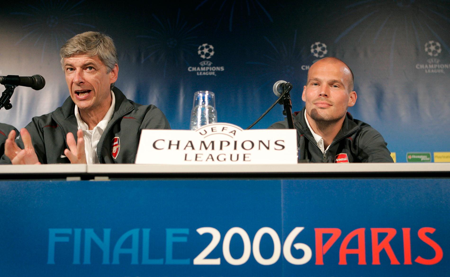 Arsène Wenger hämtade Fredrik Ljungberg till Arsenal 1998. Svensken blev kvar till 2007 och spelade bland annat i Champions League-finalen 2006. 