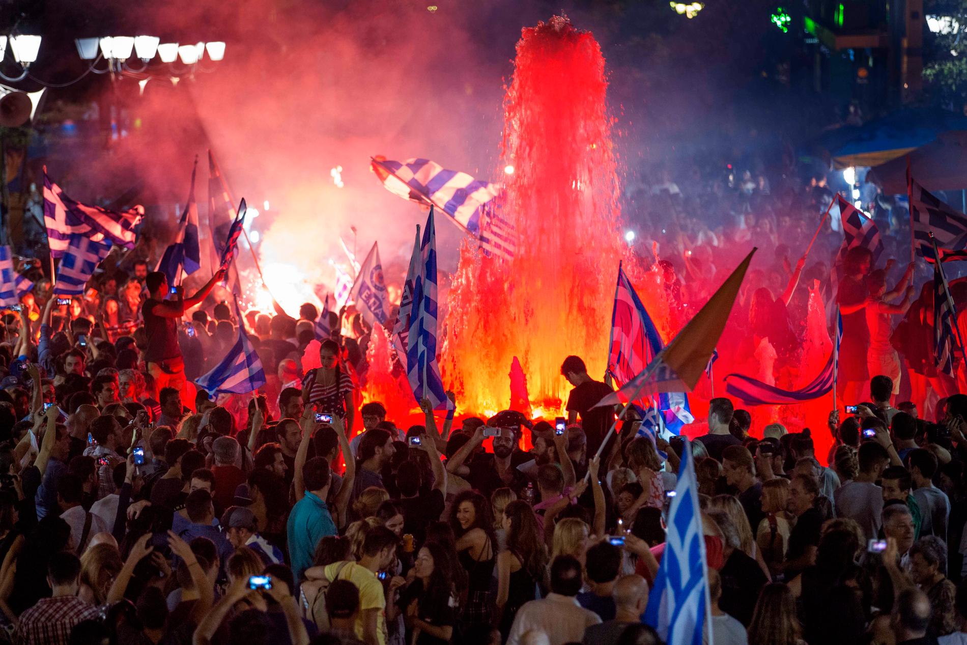 Den ekonomiska krisen i Grekland ledde till kravaller och upplopp.