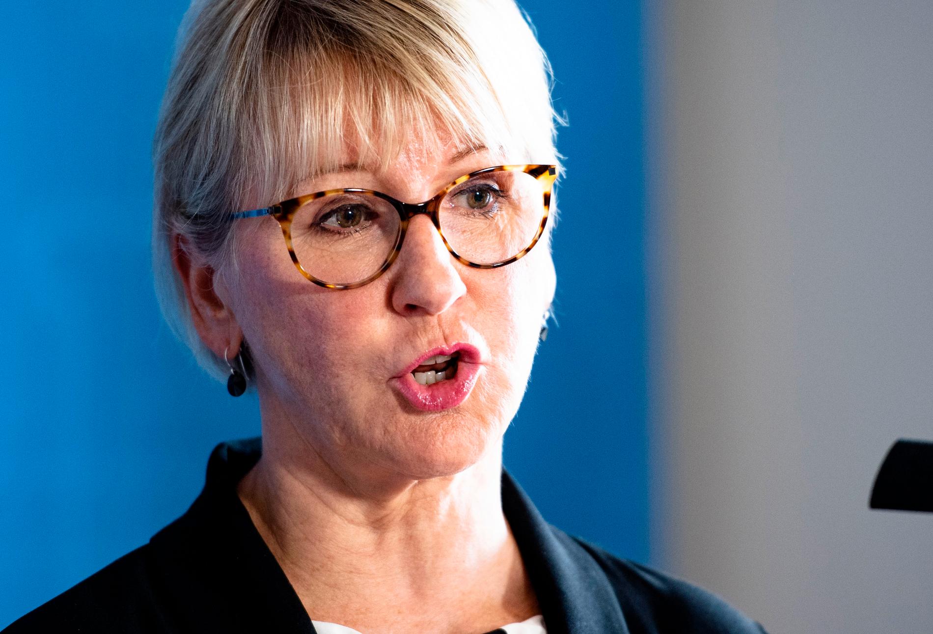 Margot Wallström, tidigare utrikesminister. 