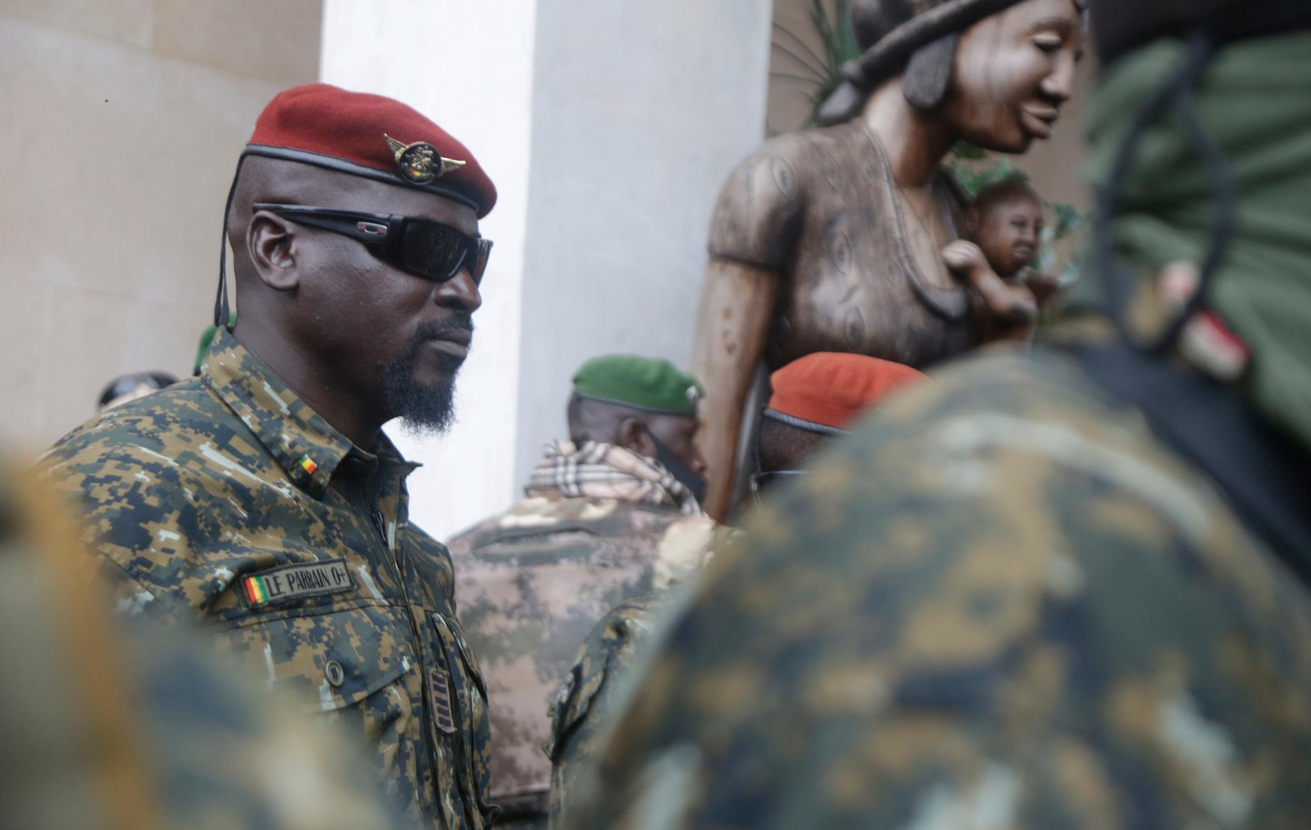 Guineas juntaledare Mamady Doumbouya. Arkivbild.
