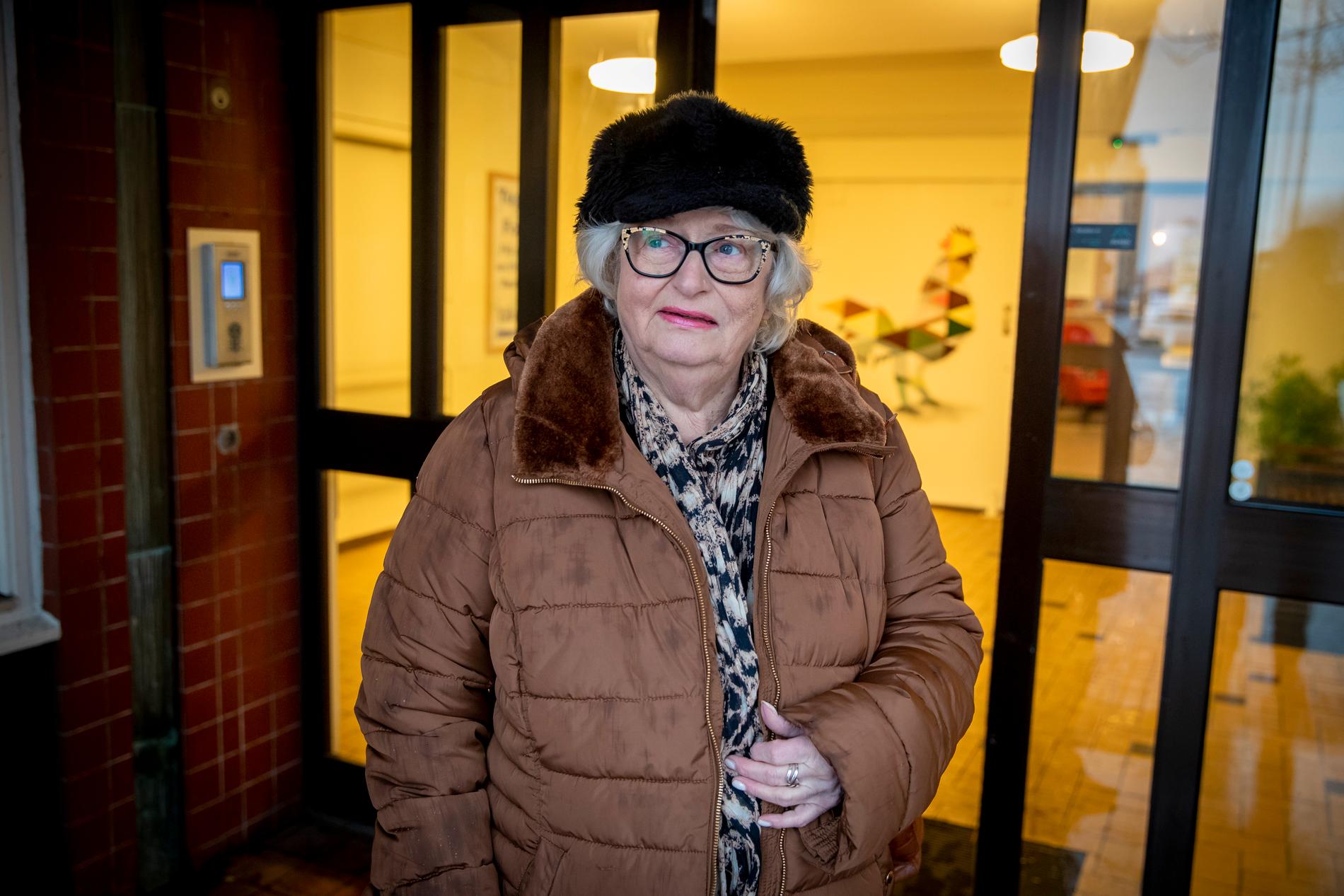 Rita Nilsson, 80 år, tycker att det är hemskt att de ger sig på äldre. ”De ger sig på de svagaste”.