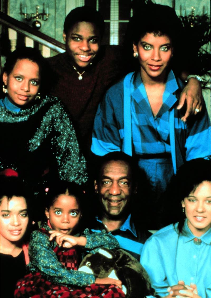 Familjen Cosby 1984 – med Lisa Bonet längst ned till vänster.
