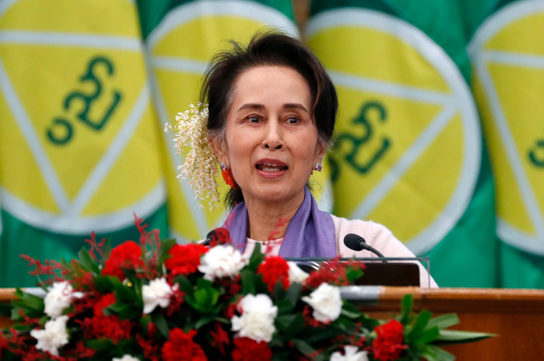 Aung San Suu Kyi / Arkivbild