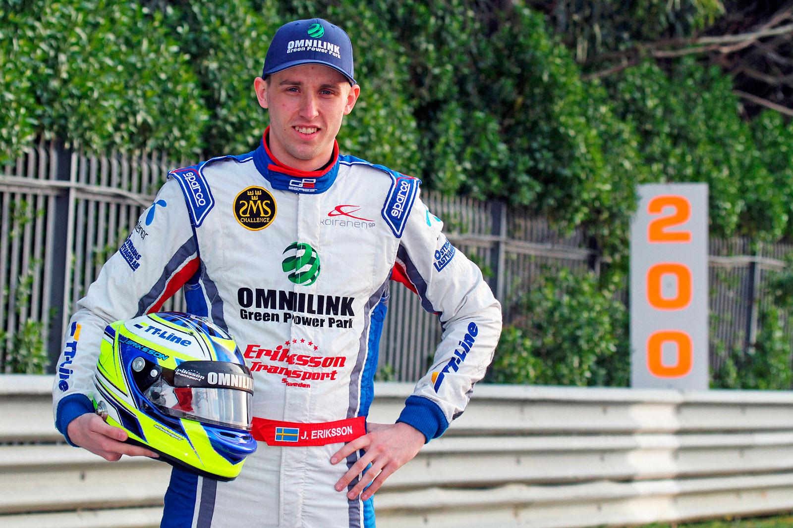 Jimmy Eriksson har kört GP3 i år.