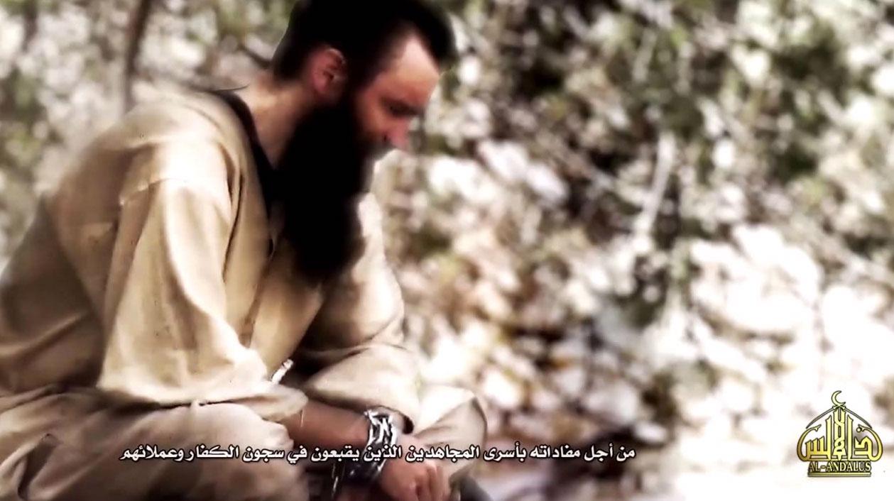 Johan Gustafsson i al-Qaidas video.