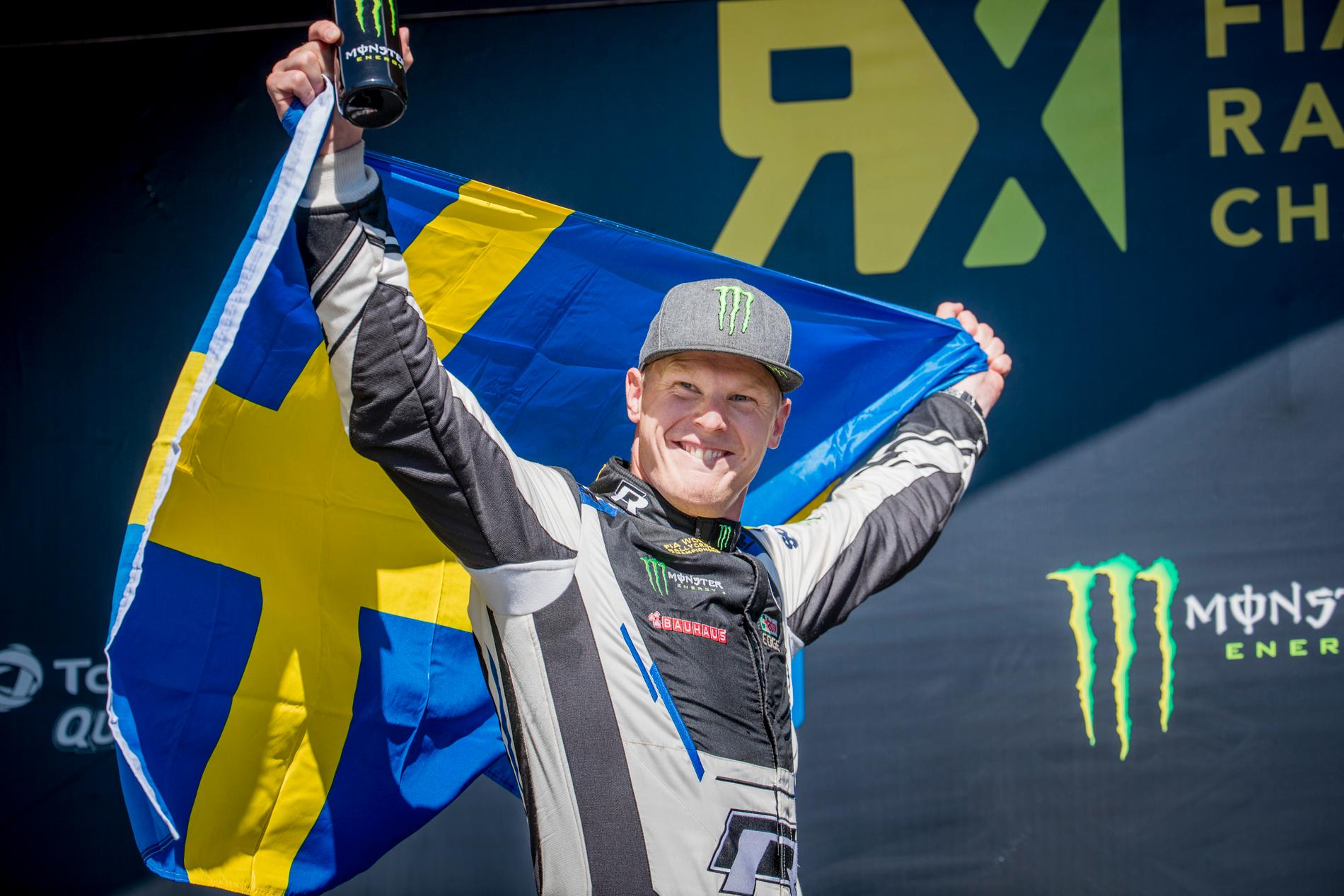 Johan Kristoffersson är världsmästare i rallycross. 