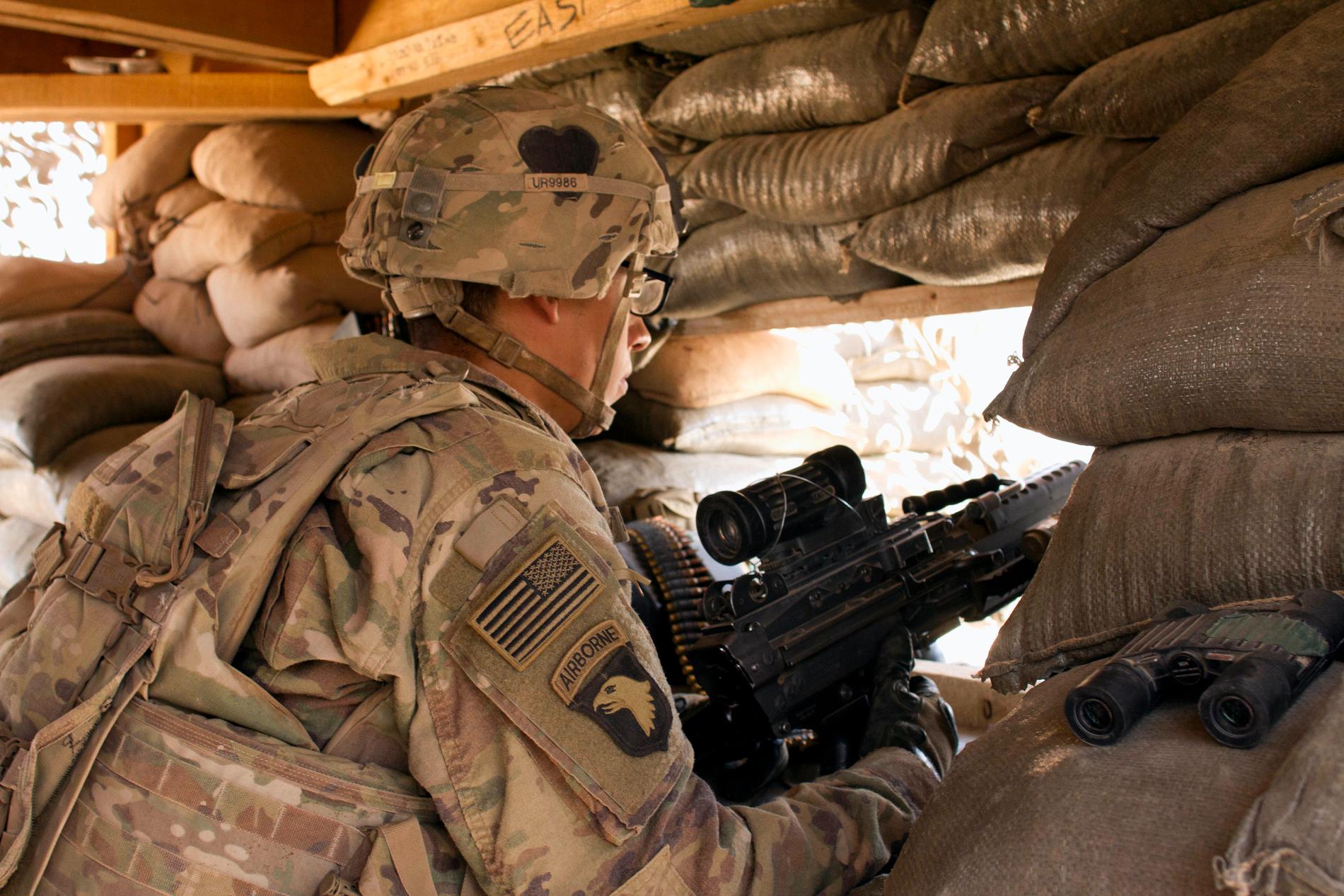 USA har nu 6000 soldater på plats i Irak. Många befinner sig längst fram vid fronten.