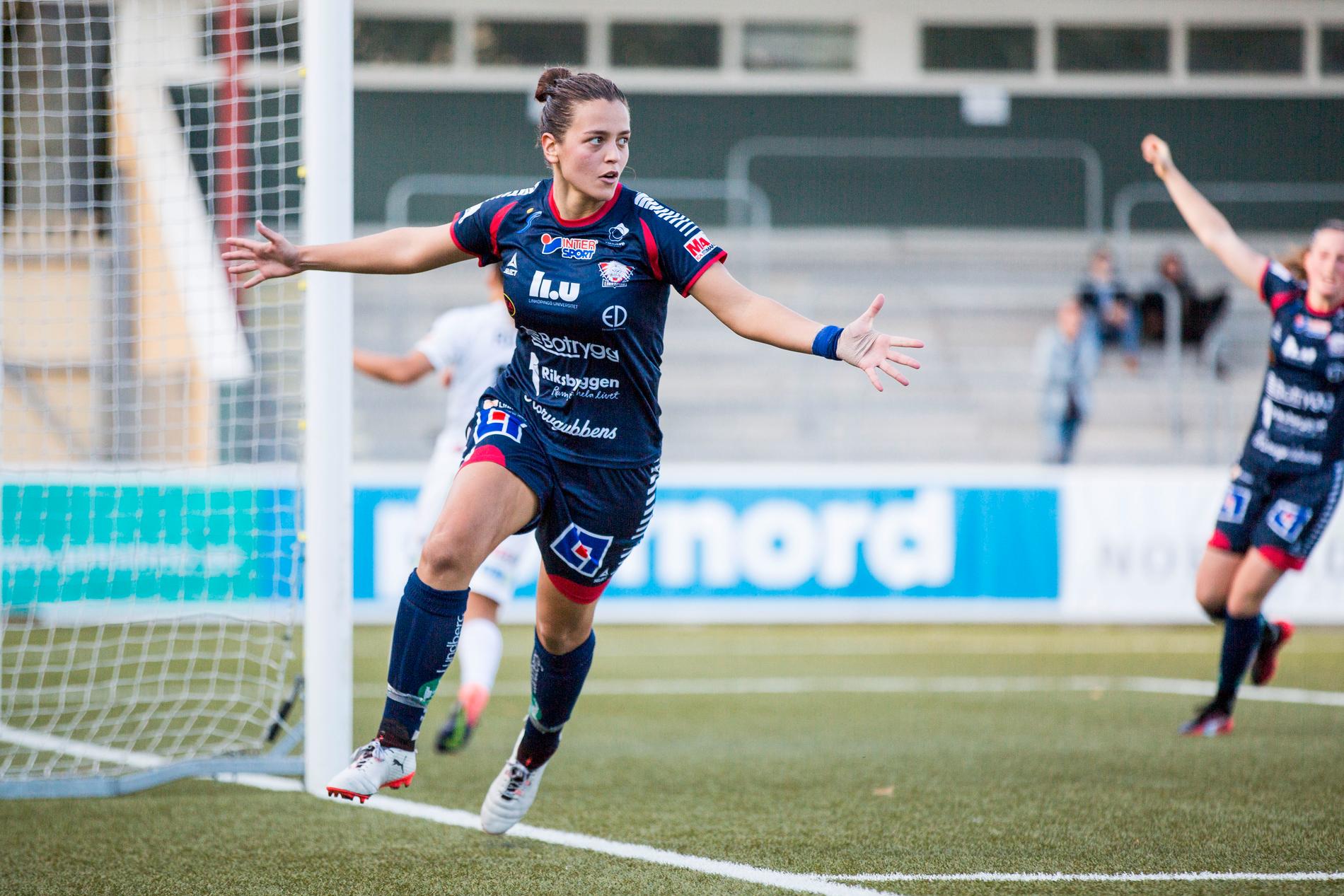 Marija Banusic har gjort elva mål hittills för Linköping i allsvenskan.