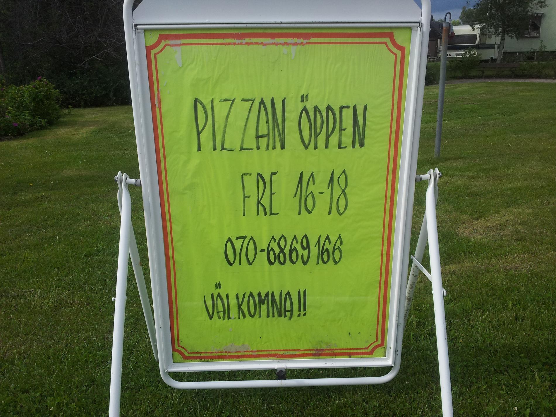 Skapliga öppettider på pizzerian i Jörn, Västerbotten