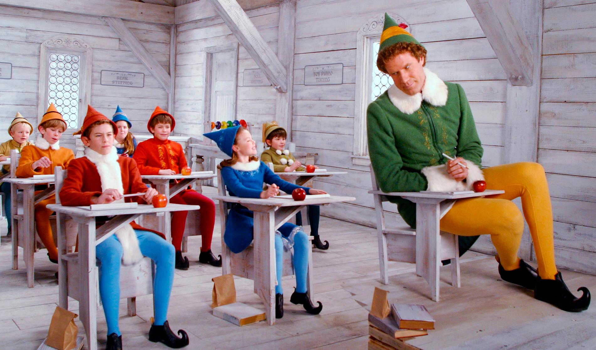 Will Ferrell som tomtenissen Buddy i "Elf". Pressbild.