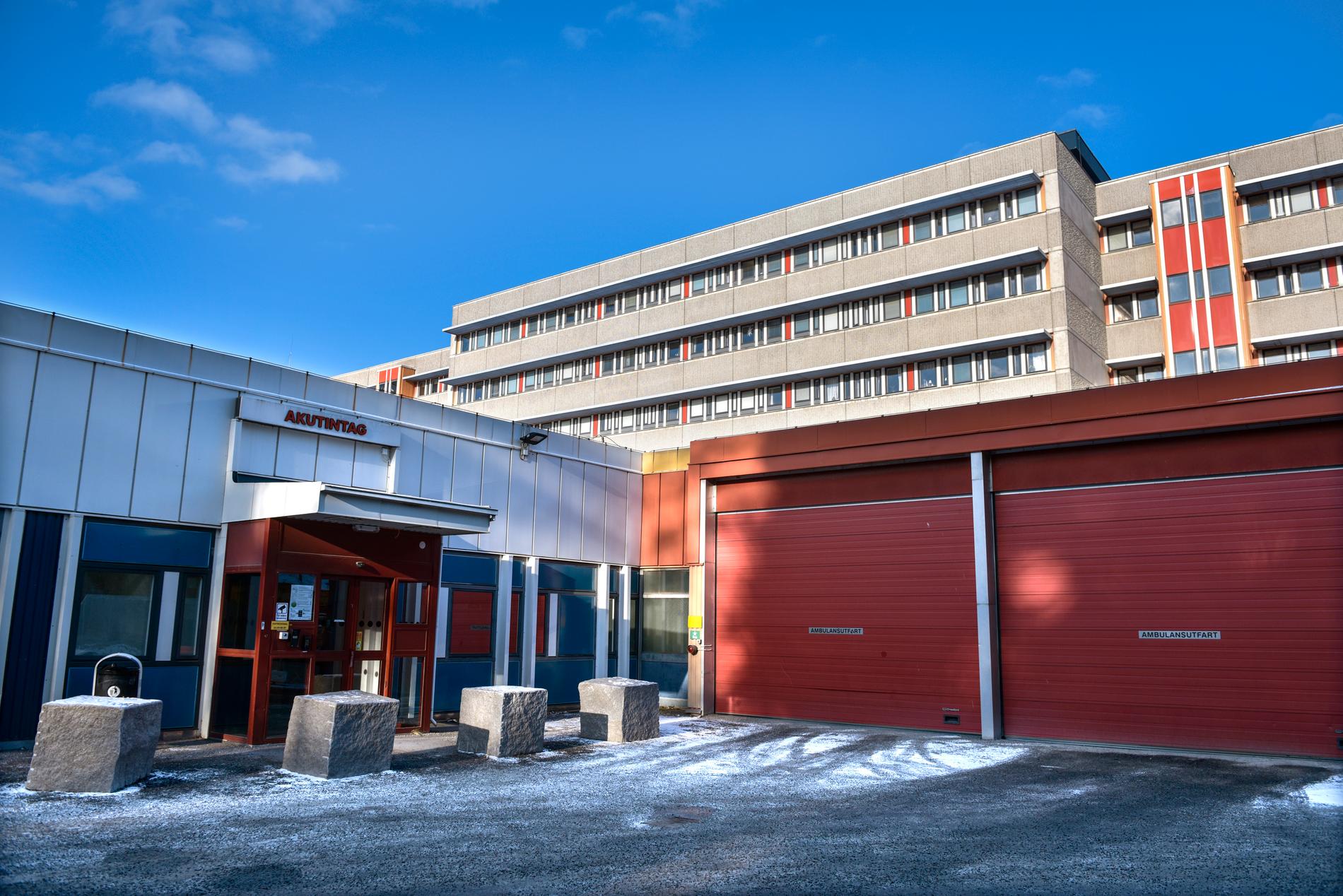 Mälarsjukhuset i Eskilstuna. Sjukhuset är det största av de fyra sjukhusen i Sörmland och drivs av Landstinget Sörmland.