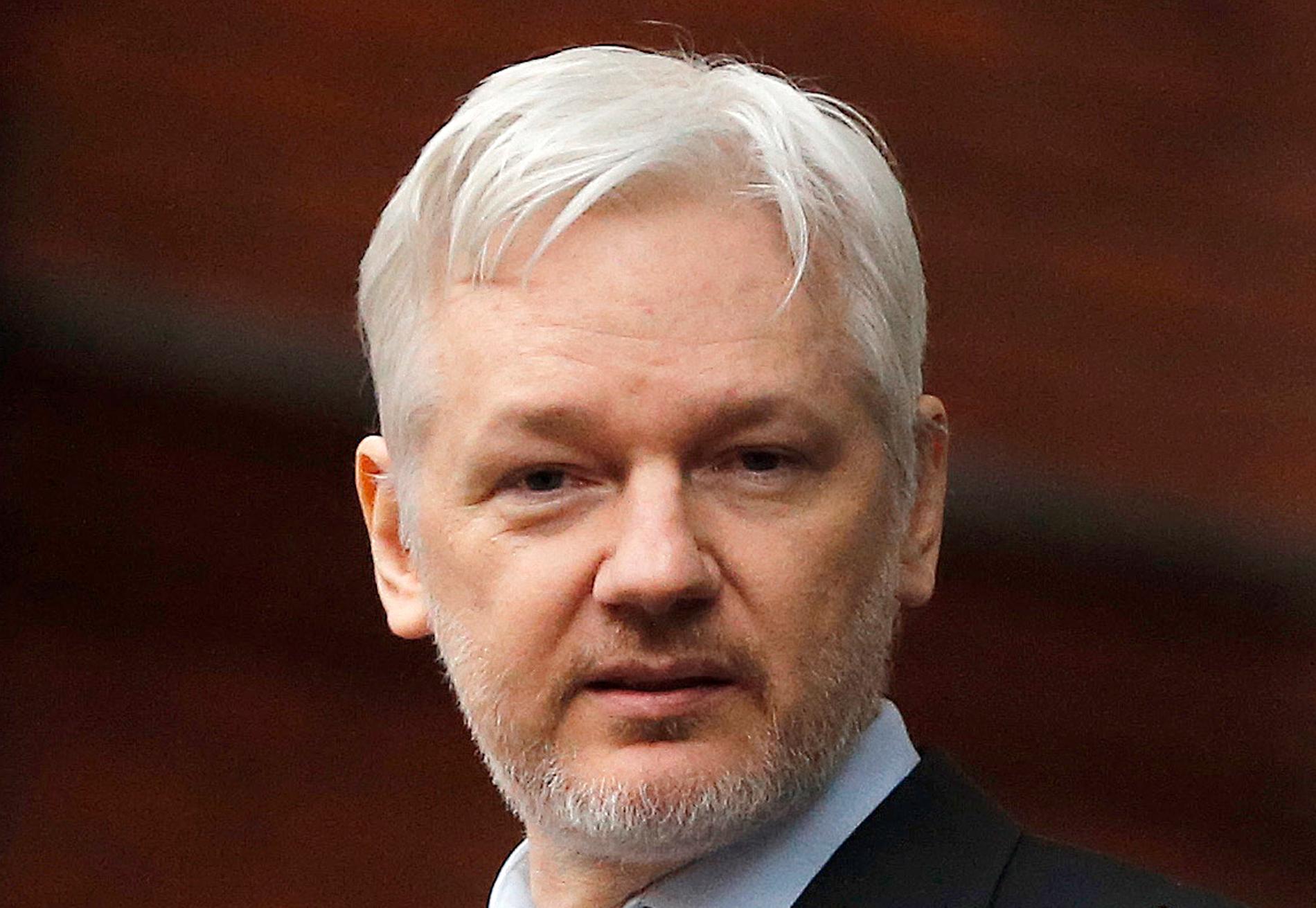 Julian Assange i februari 2016 – efter fyra år på Ecuadors ambassad.