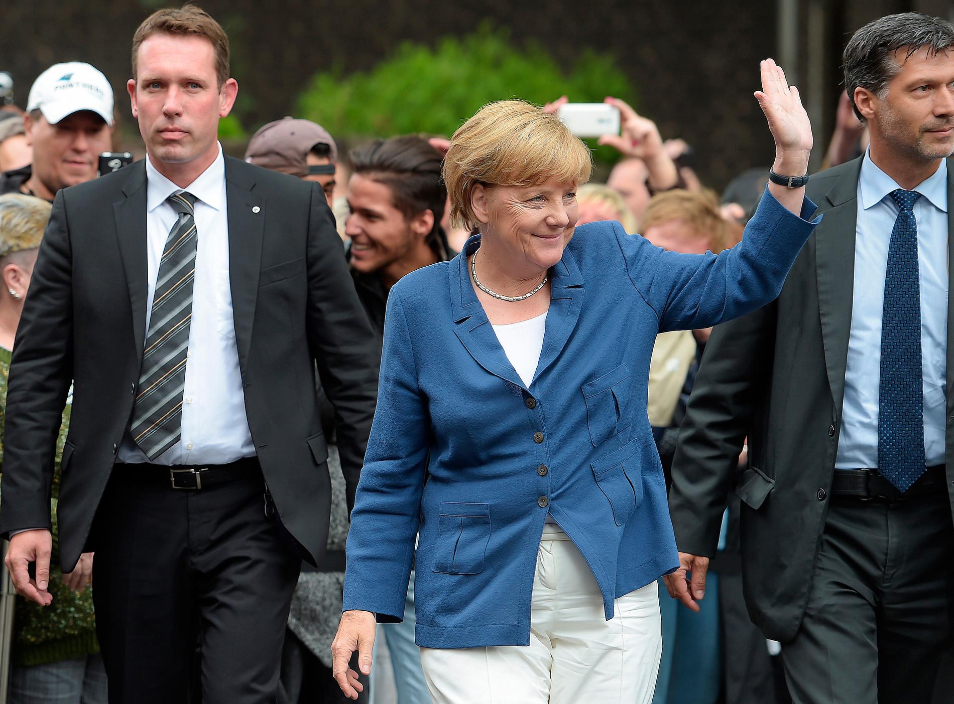 Viktig ledare  Den tyska förbundskanslern Angela Merkels sätt att markera mot högerextremismen och leda EU i asylfrågan har varit viktigt.