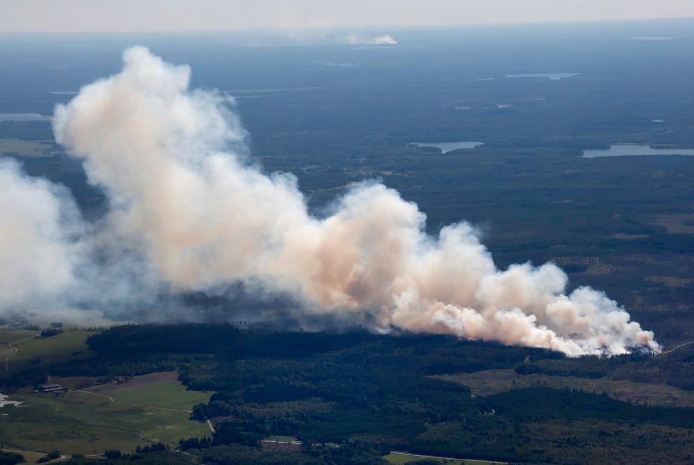 Västmanland har drabbats av flera skogsbränder.
