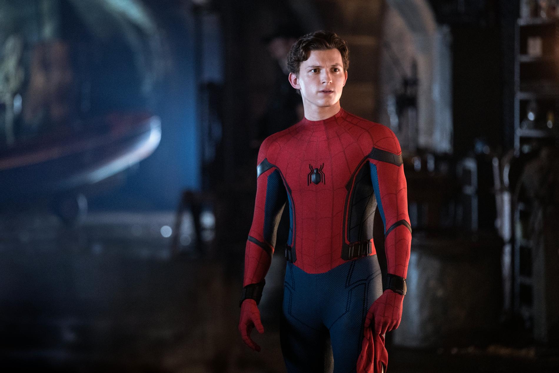 Tom Holland spelar Spider-Man i den senaste omgången filmer om den populäre hjälten. Pressbild.