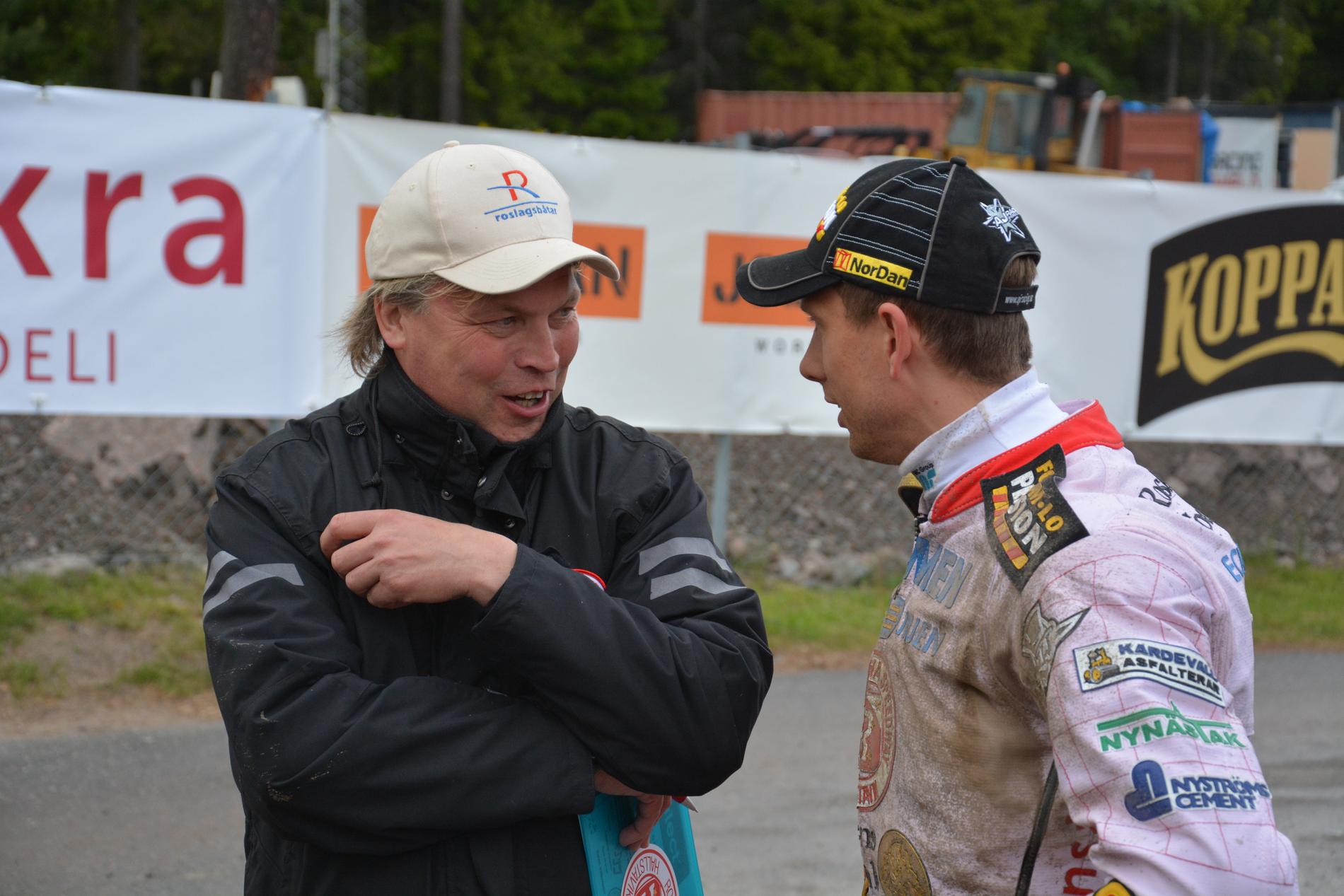 Mikael Teurnbeg och Andreas Jonsson. Foto: Stefan Holm