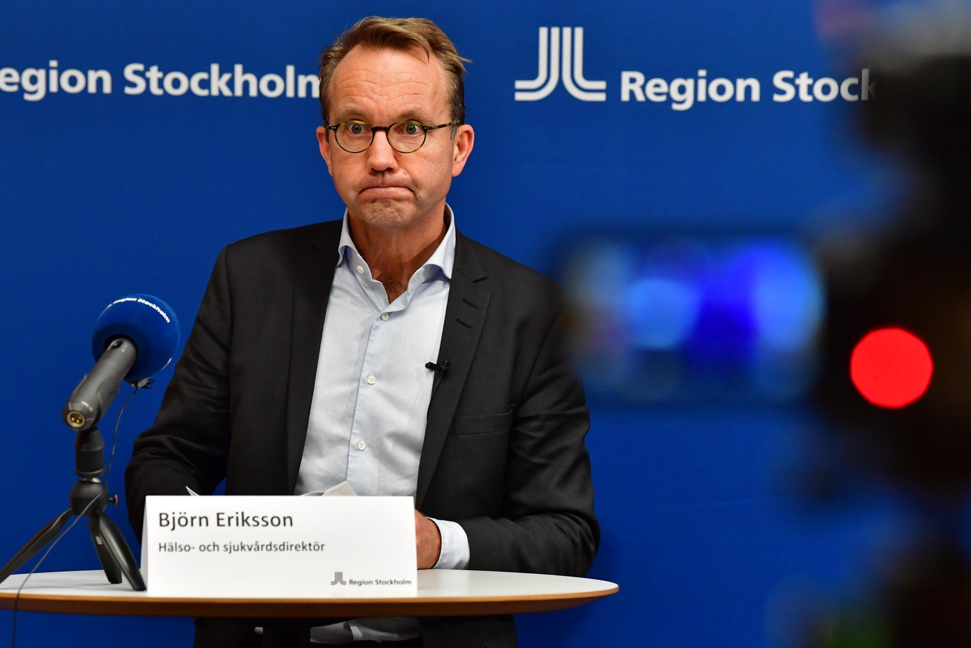 Björn Eriksson, Region Stockholms sjukvårdsdirektör.