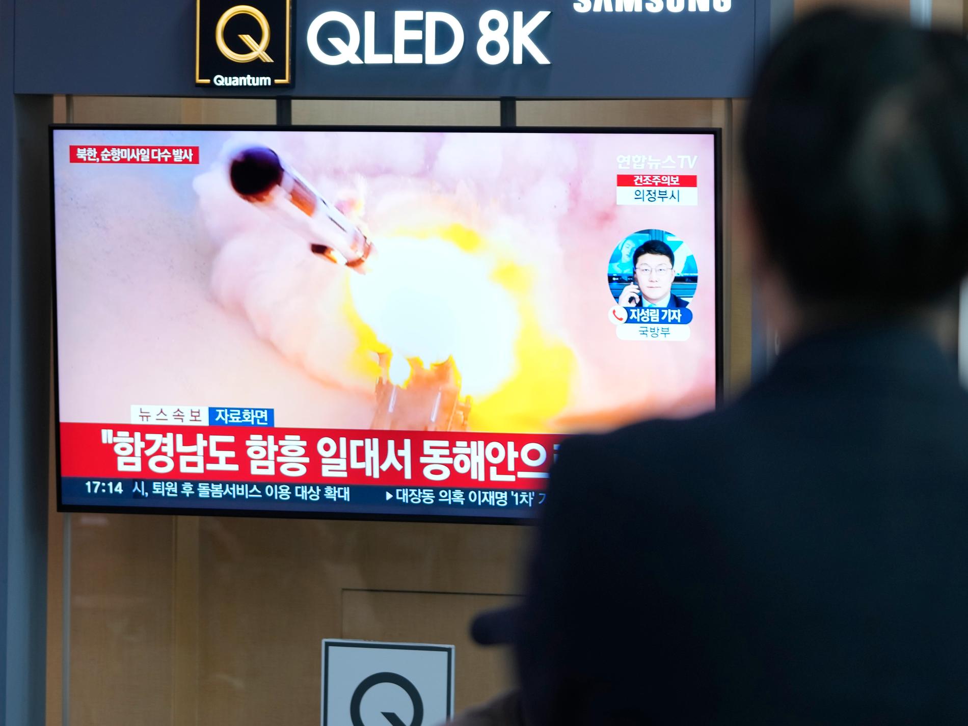 Sydkorea: Nya robotar avfyrade från Nordkorea