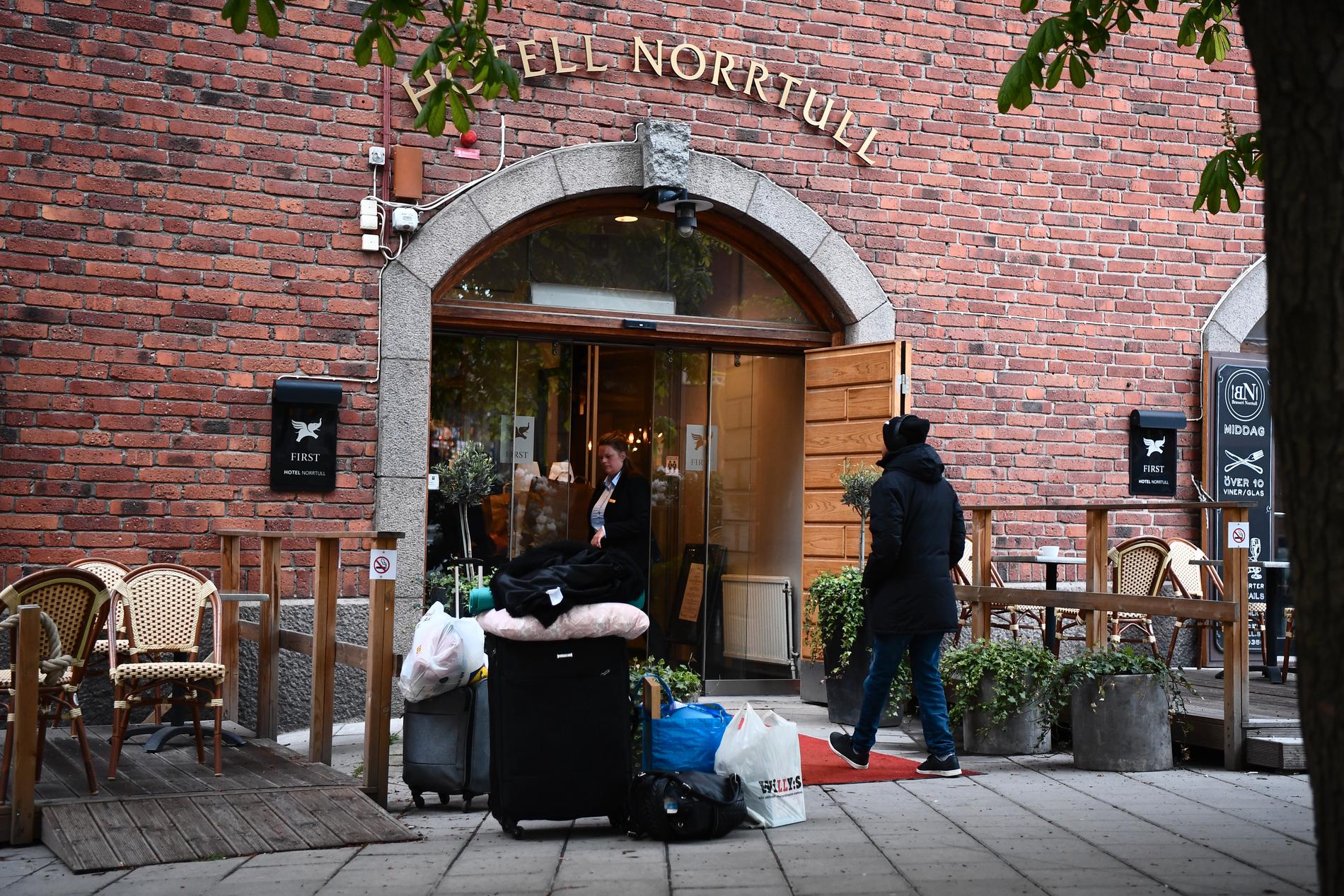 First Hotell Norrtull i Stockholm slog igen portarna med fyra timmars varsel. 