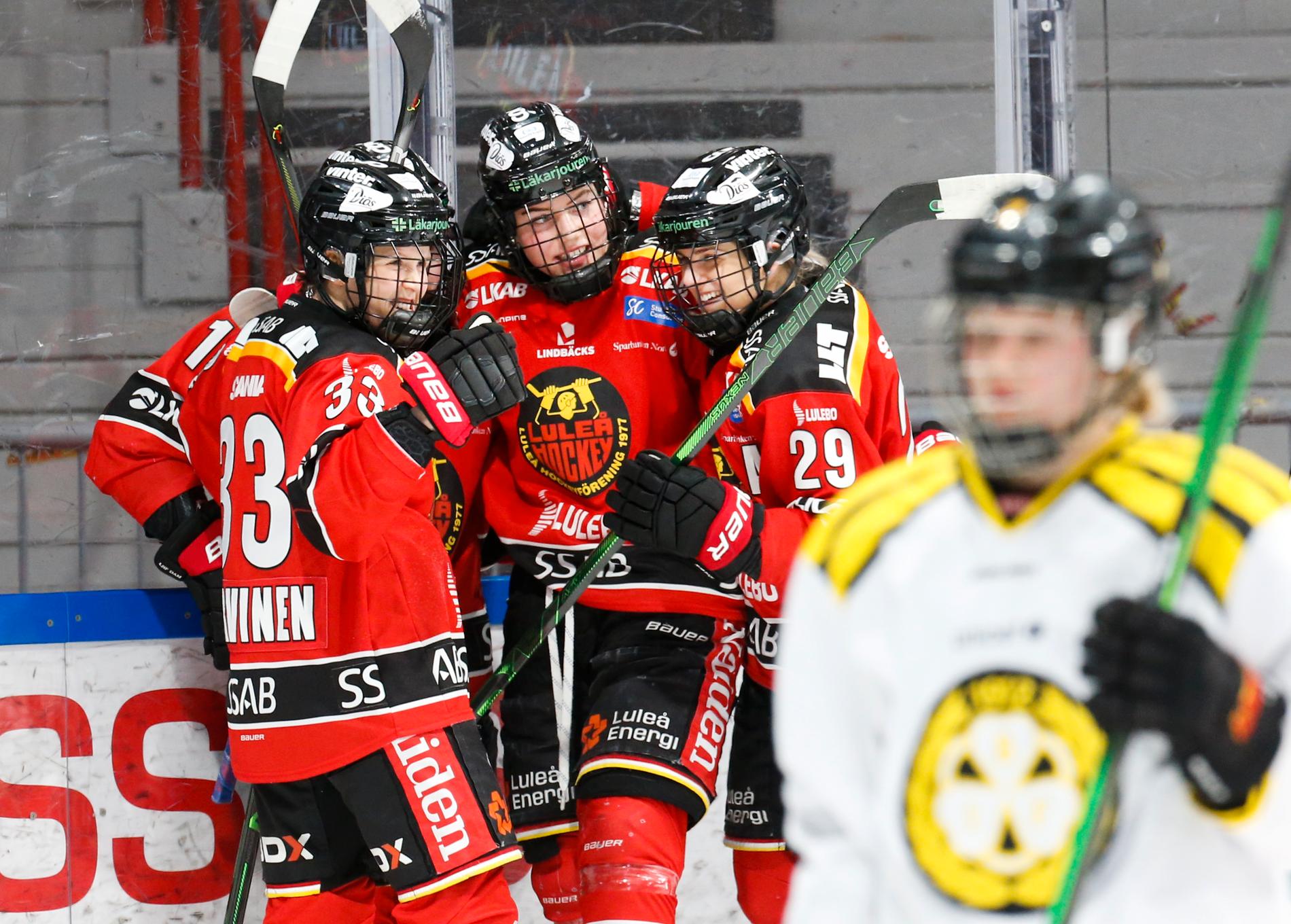 I Luleå spelade bland andra finska Ronja Savolainen och Michelle Karvinen förra säsongen.