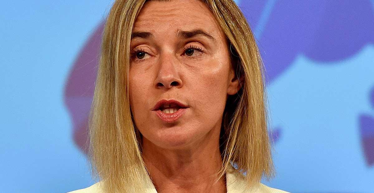 Federica Mogherini, EU:s utrikespolitiska talesperson.