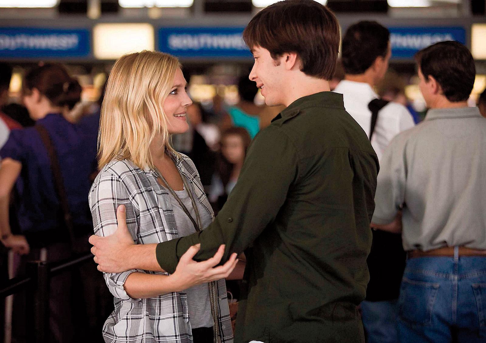I filmen ”Going the distance”, som hade svensk premiär i fredags, spelar Drew Barrymore mot sin ex-kille, Justin Long.
