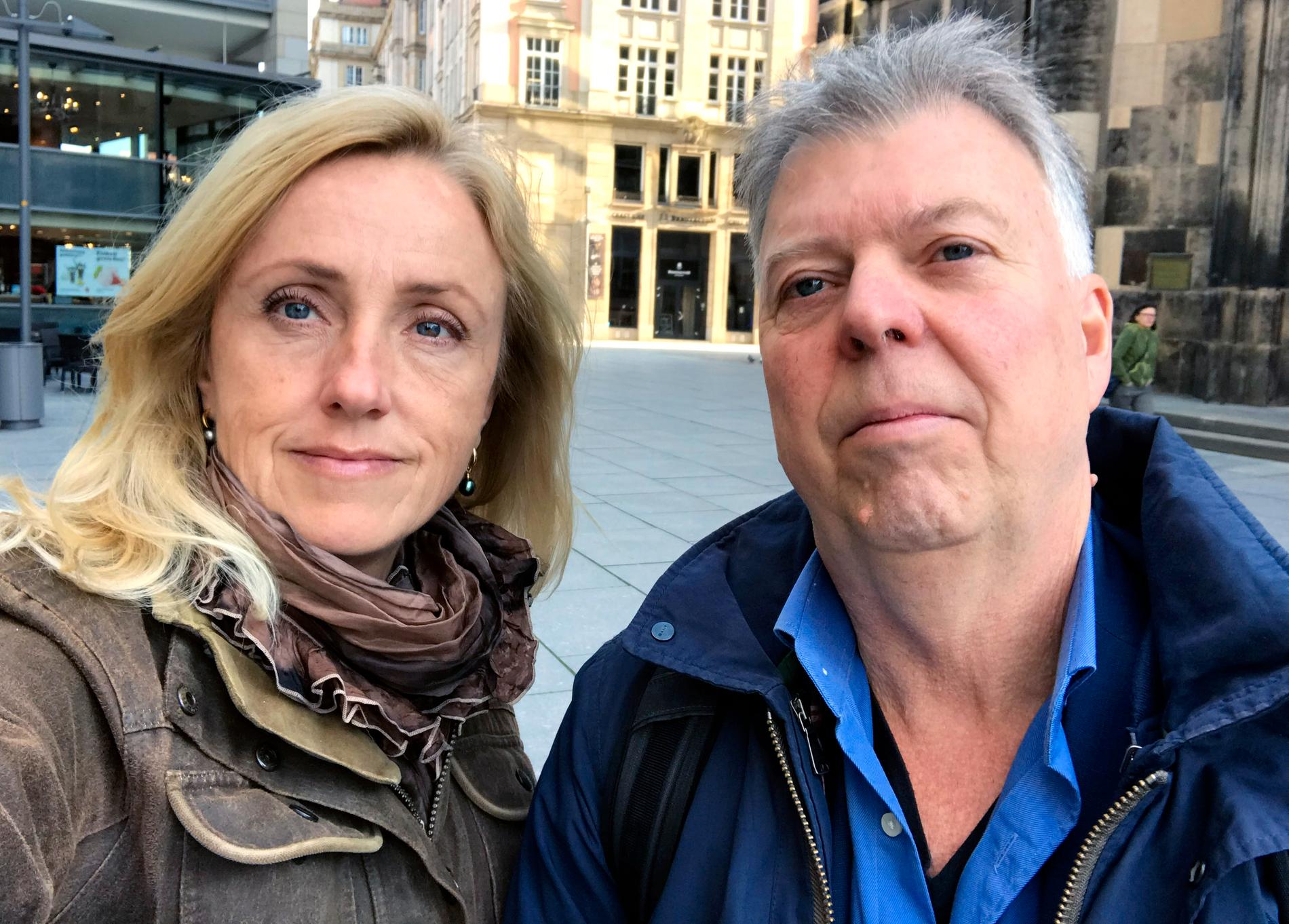 Aftonbladets Lotta Fernvall och Wolfgang Hansson på plats i Dresden, Tyskland.