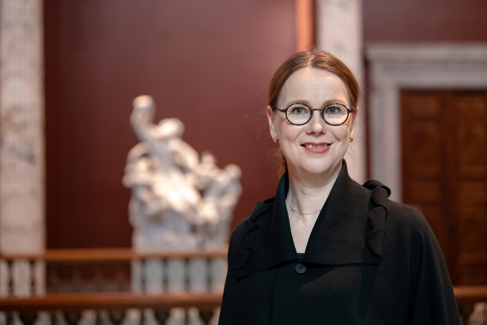 Susanna Pettersson, överintendent vid Nationalmuseum i Stockholm, hoppas att samhället snart ska kunna öppna upp igen. Museet är fortsatte stängt fram till den 24 januari, som också är det datum fram till vilket nuvarande råd och restriktioner gäller. Arkivbild.