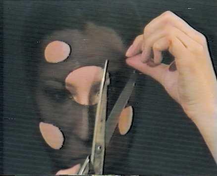 Stillbild från videon ”Personal cuts”, 1982.