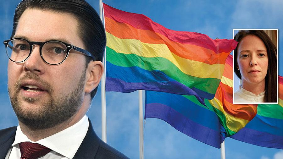 För bara några veckor sedan kunde vi se en kraftig reaktion mot flaggpolicyn i Sölvesborg, nu blir det knappt en nyhet att Sverigedemokraterna vill ha ett nationellt förbud, skriver Åsa Lindhagen.