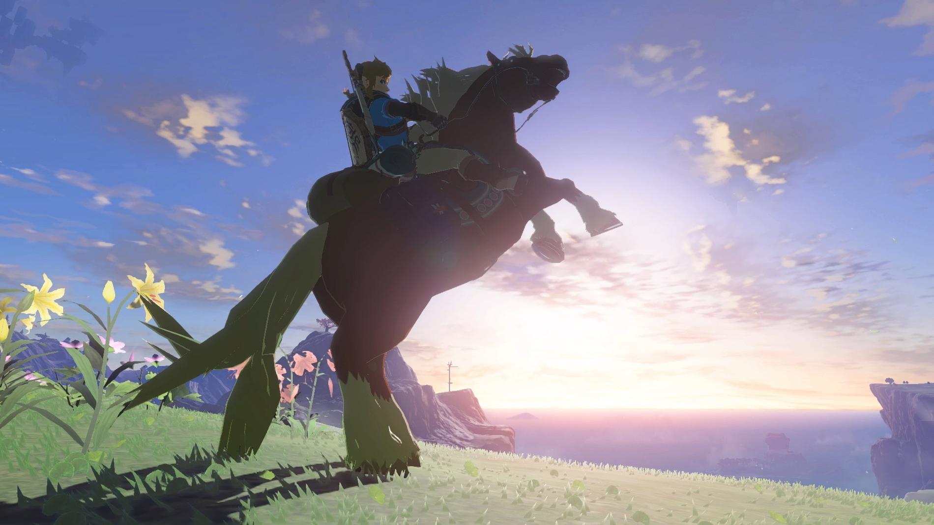 Skärmbild från "The legend of Zelda: Tears of the kingdom". Pressbild.