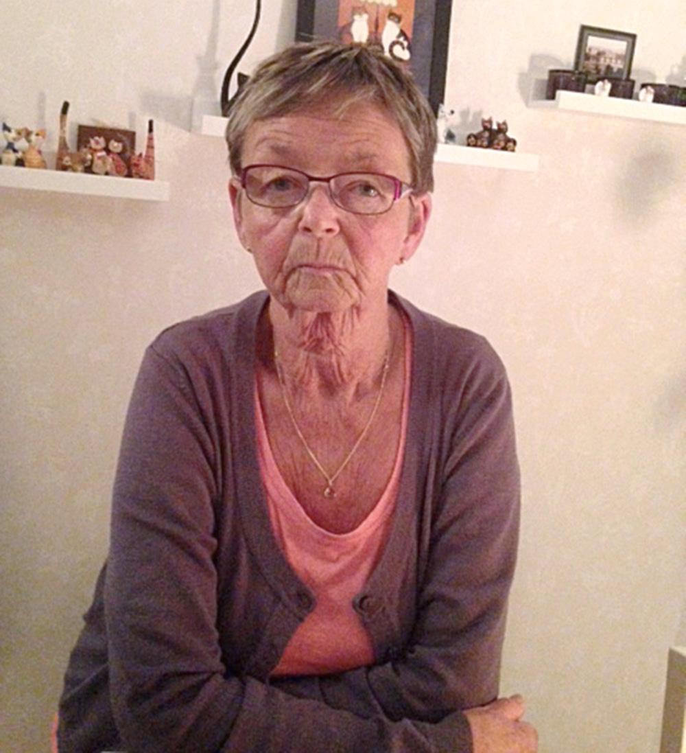 Grannen Karin Unosson.