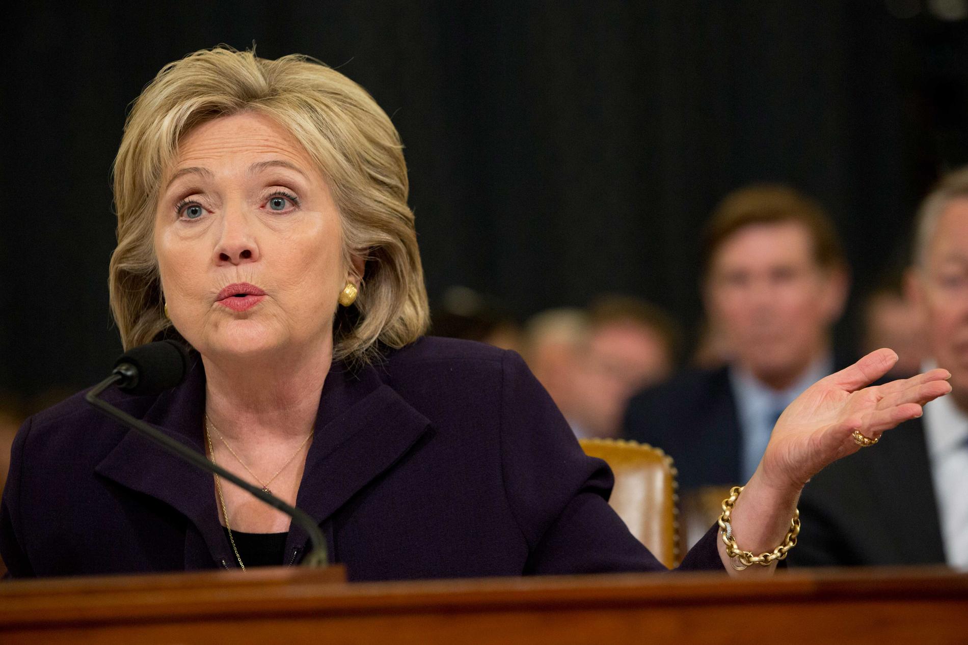 Hillary Clinton frågades ut i elva timmar om Benghazidådet 2012.