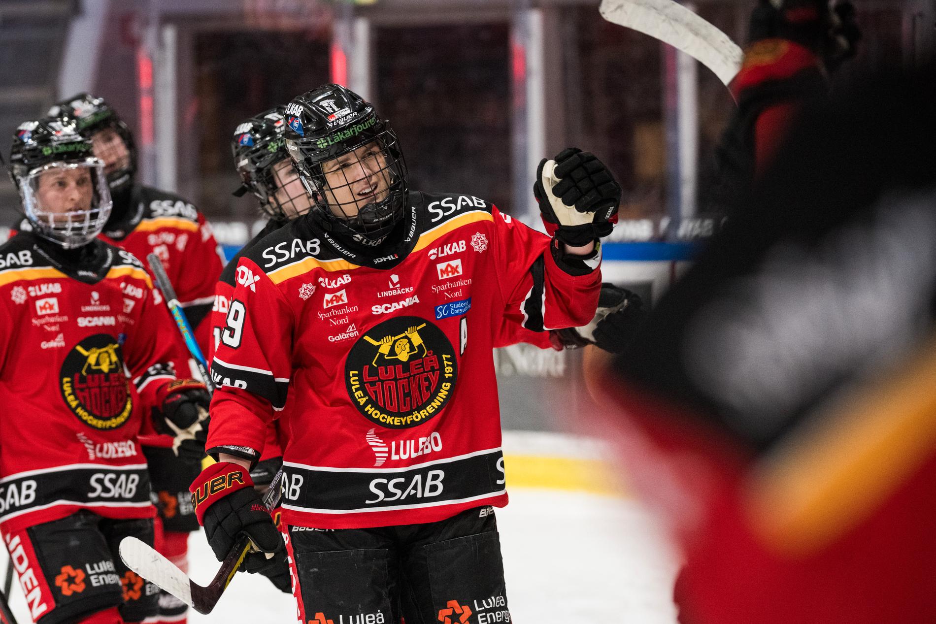 Emma Nordin gjorde ett mål i 6–1-segern mot Frölunda
