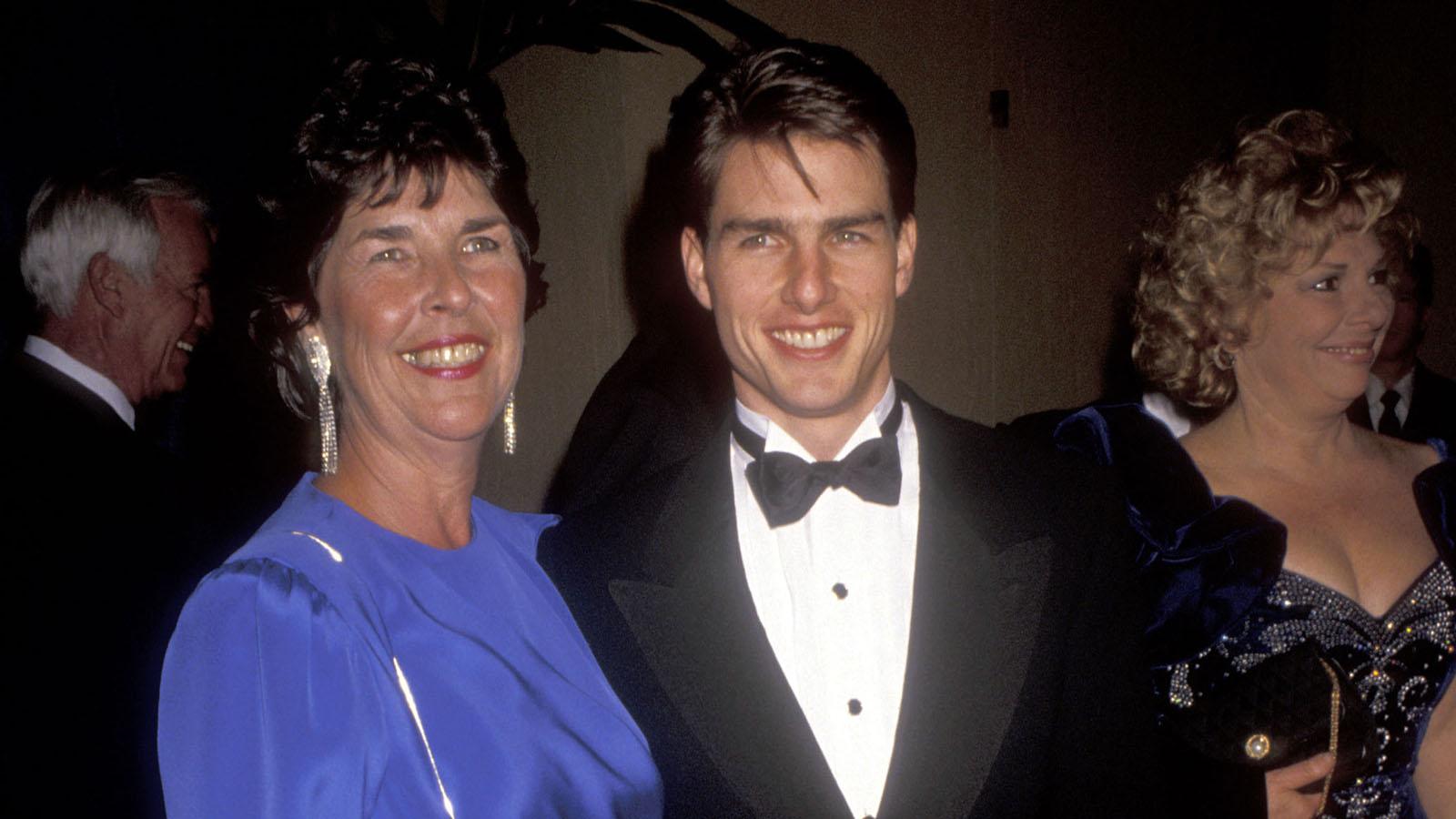 Tom Cruise och mamma Mary Lee South 1991.